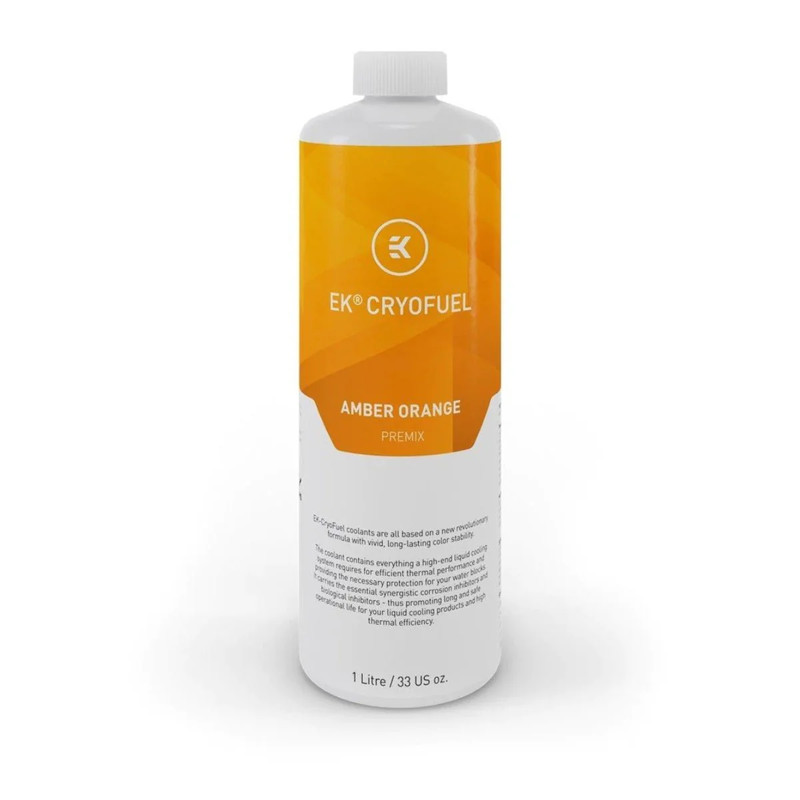 EKWB EK-CryoFuel Amber Orange (Premix 1000mL) - سائل تبريد